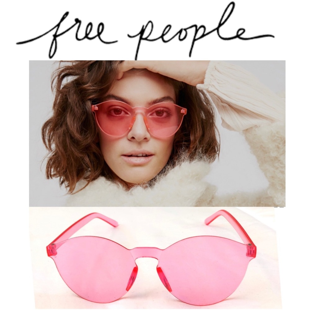 Free People vibrant tinted sunglasses